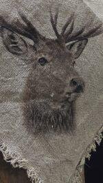 Shabby doek rendier zijaangezicht - Afbeelding 3