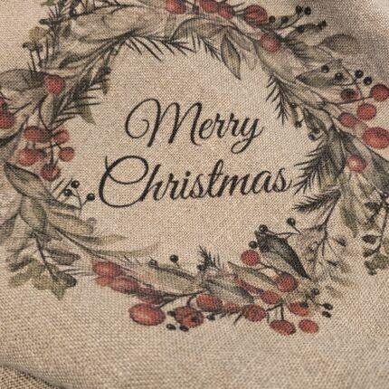 Shabby doek Merry Christmas krans
