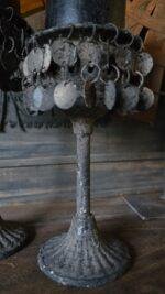 Metaal Serie – Old Grey - kandelaar met cup - Afbeelding 3