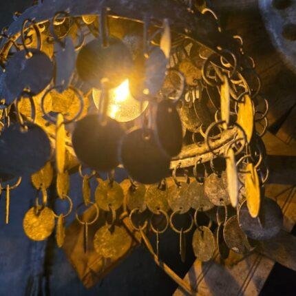 Metaal Serie – Old Grey -lamp munten foto 3