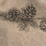 Shabby doek dennenboom