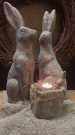 Zittend konijnenbeeld - Afbeelding 4