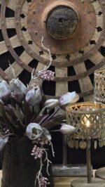 Enkele tulp grijs 30cm