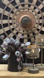 Enkele tulp grijs 30cm - Afbeelding 2