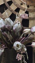 Enkele tulp grijs 30cm - Afbeelding 3