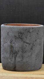 Grijze ovale vensterbankpot - Afbeelding 3