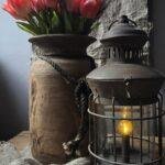 Kunstboeket tulpen Tulip Greigii 30 cm realistische bloemen