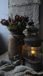 Onderhoudsvrij kunstboeket tulpen 30 cm voor vensterbank