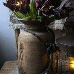 Landelijk kunstboeket tulpen 30 cm voor sobere woondecoratie