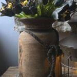 Landelijk kunstboeket tulpen 30 cm voor sobere woondecoratie