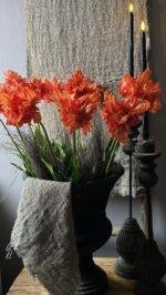 Kunsttulp 73cm gestyled in vaas als woondecoratie