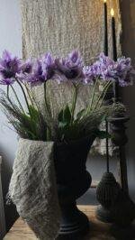 Kunsttulp 73cm gestyled in vaas als woondecoratie