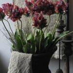 Kunsttulp 73cm gestyled in vaas als woondecoratie