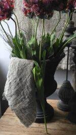 Steel en blad van kunsttulp met natuurlijke afwerking