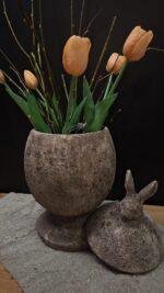 Countryfield kunstboeket tulp zalm 40 cm foto 3