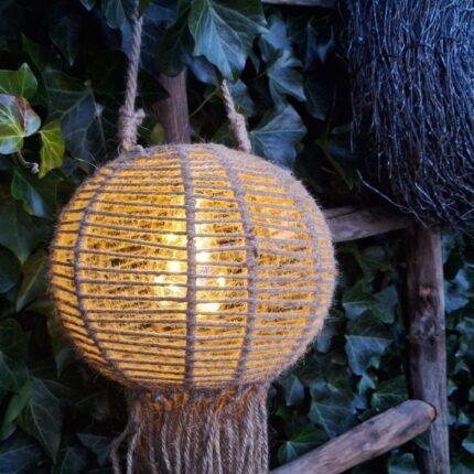 Solar touwlamp bol -M