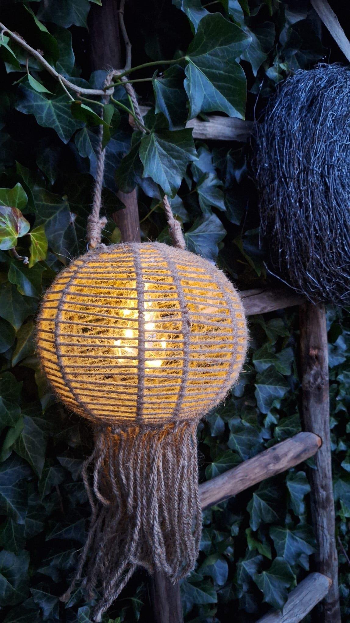 Solar touwlamp bol -M Solar touwlamp bol -M