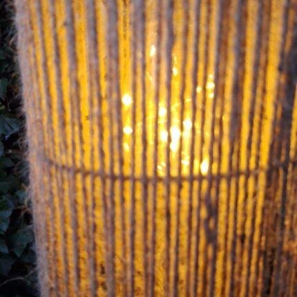 Solar touwlamp cilinder foto 2