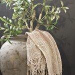 Grote kruik grijs met oren