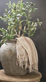 Grote kruik grijs met oren