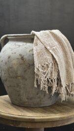 Grote kruik grijs met oren - Afbeelding 2