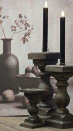 Houten kandelaar 25cm