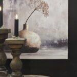 Canvas schilderij 50x40 landelijk kruik tak – wanddecoratie canvas