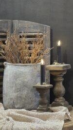 Landelijke kruik grijs – stoere pot met robuuste afwerking - Afbeelding 4