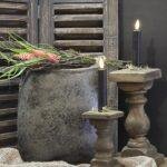 Landelijke kruik bruin – stoere pot met robuuste afwerking