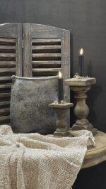 Landelijke kruik bruin – stoere pot met robuuste afwerking - Afbeelding 3