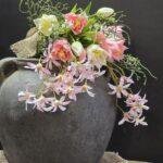 Landelijke kruik met oren bruin – stoere pot met handgrepen