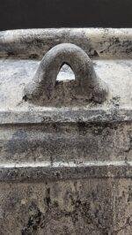 Landelijke kruik crème grijs – grote pot vergrijsde look stoer - Afbeelding 4