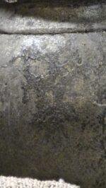 Landelijke kruik met oren bruin – kleine pot stoer en sober - Afbeelding 2