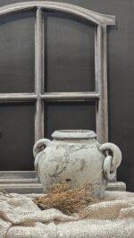 Kruik met ringen grijs maat M – landelijke kruik - Afbeelding 5