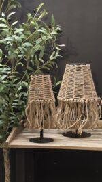 Solar tafellamp touw naturel 31 cm