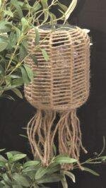 Solar tuinsteker touw naturel