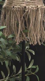 Solar tuinsteker touw naturel 90 cm