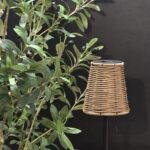 Solar tafellamp rattan naturel