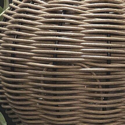 Solar tafellamp rattan rond 33 cm