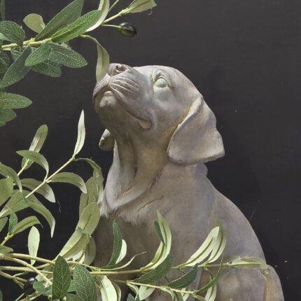 Hond beeld labrador 33 cm – tuindecoratie stoer landelijk