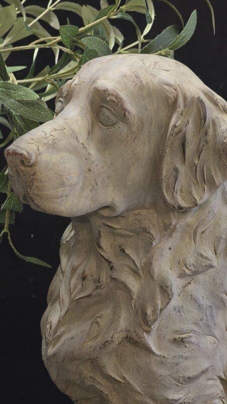 Retriever beeld 50 cm – stoere landelijke hond decoratie