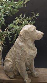 Retriever beeld 50 cm – stoere landelijke hond decoratie