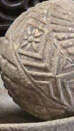 Ornament bal landelijk – hanger met touw