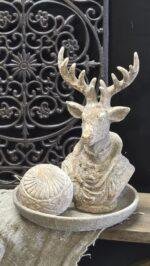 Ornament bal landelijk – hanger met touw