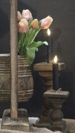 Houten wanddecoratie pot staand – landelijke wanddecoratie met pot