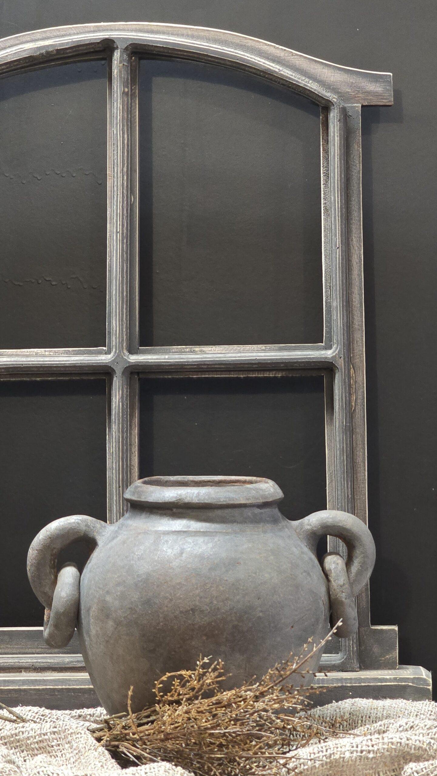 kruik-grijs-met-oren 1 Kruik grijs met oren - Afbeelding 1