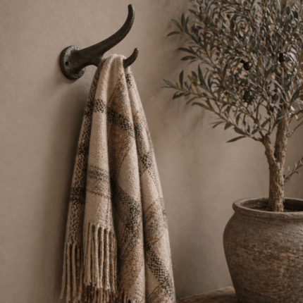 Landelijke wandhaak hertshoorn