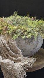 Plaid zand 150×60 cm – landelijke deken stoer en sober foto 2