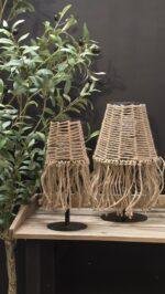 Solar tafellamp touw naturel 31 cm
