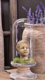 Landelijke buste kinderhoofd cementlook foto 4